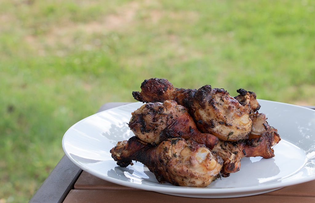 Grilled Naked Chicken Drumsticks