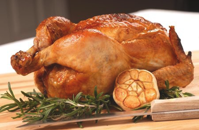 Rosemary-Garlic Roasted Heritage Chicken