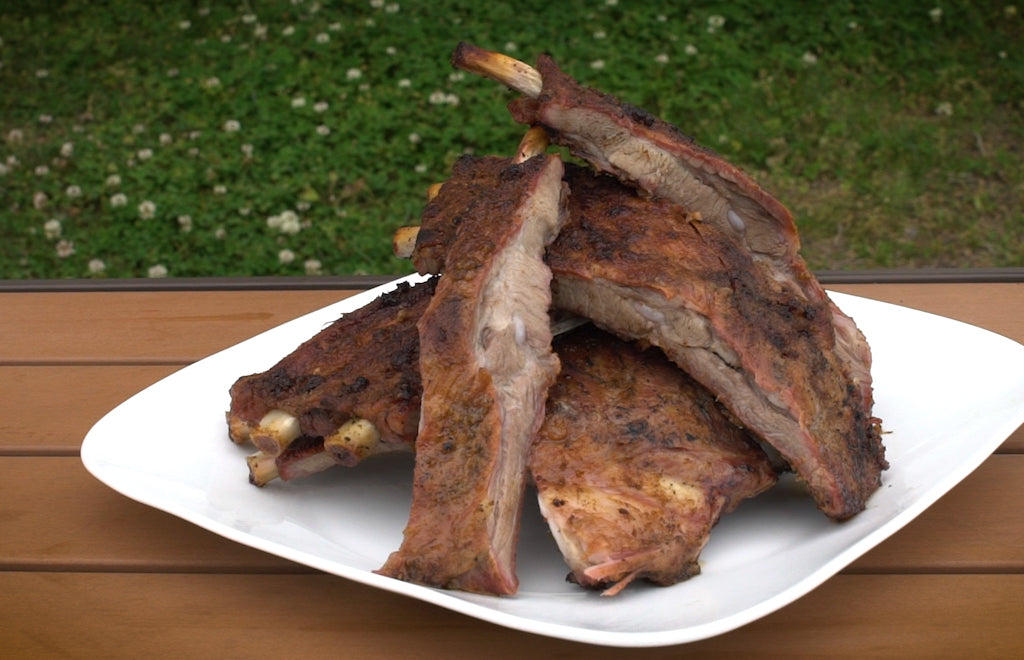 Grilled Heritage Pork Spare Ribs