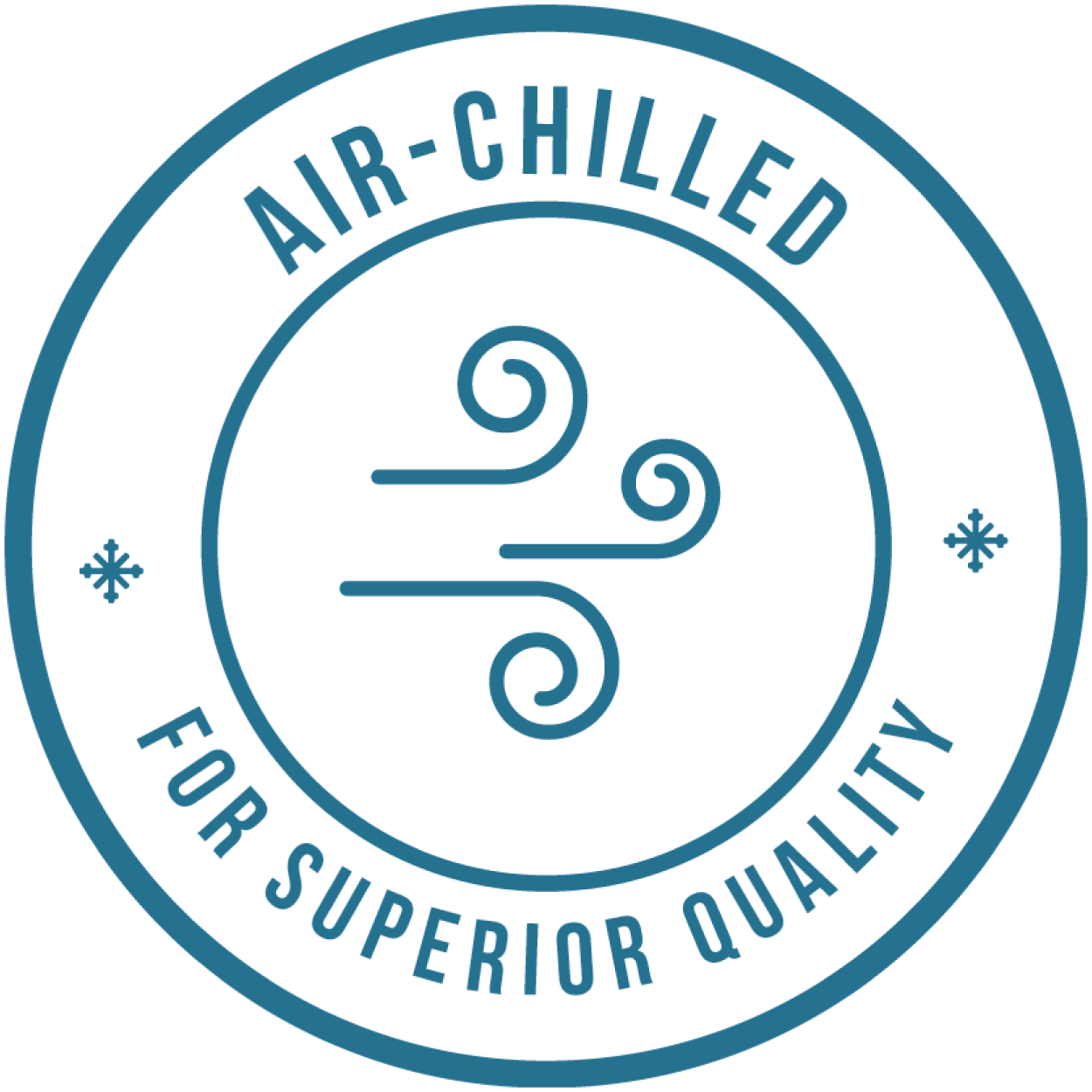 Air Chilled Icon - Air Chilled for Superior Quality
