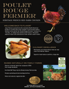 Product Line Sheet for Joyce Farms Poulet Rouge® Heritage Chicken