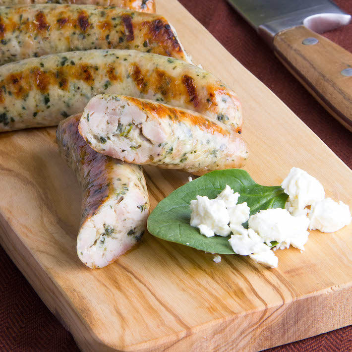 Spinach & Feta Chicken Sausages (8 packs of 4 oz. links)